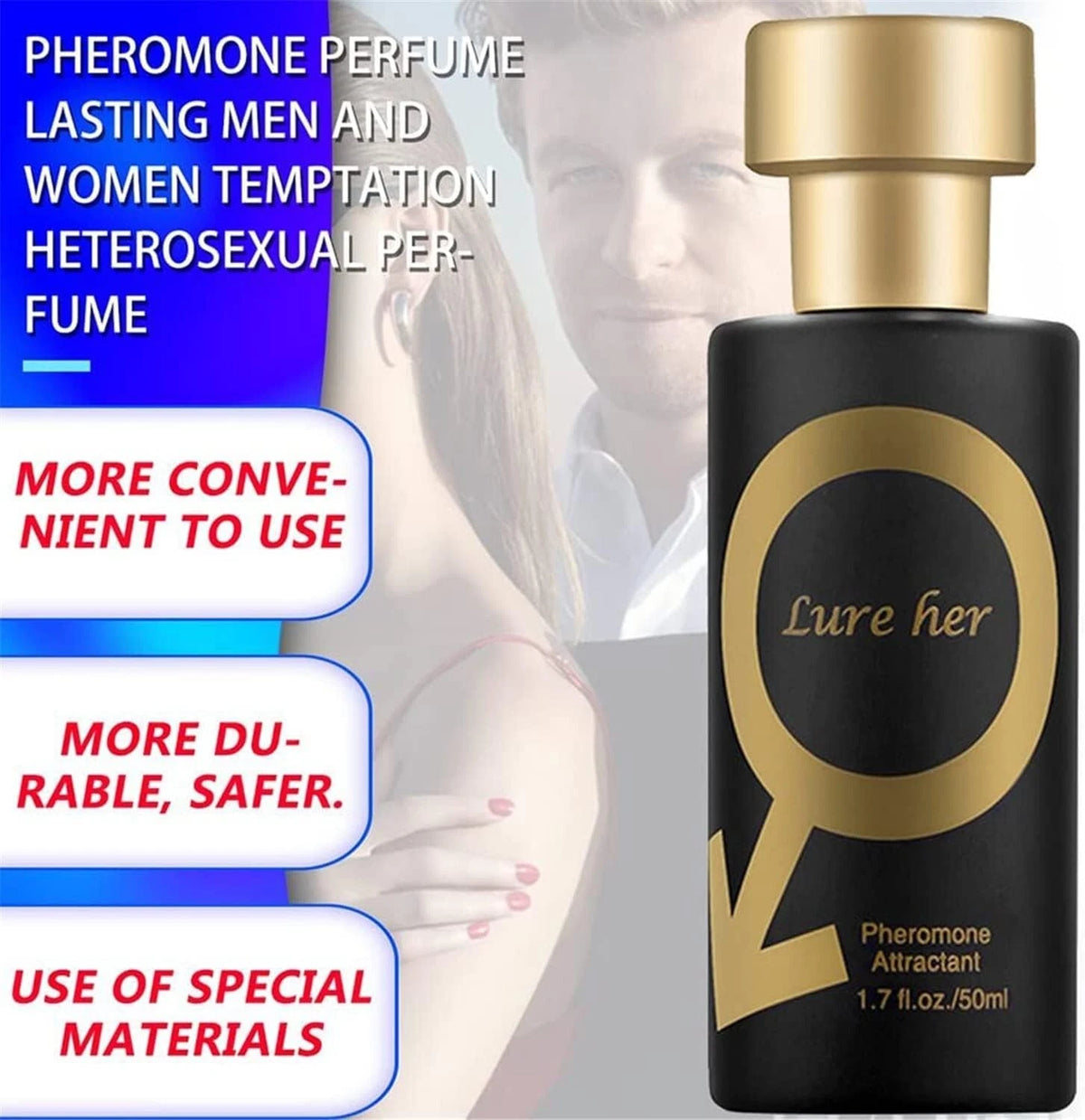Lure Her for Men Fragrance Spray 50ml / 1.7 fl oz – Men's Cologne Gift