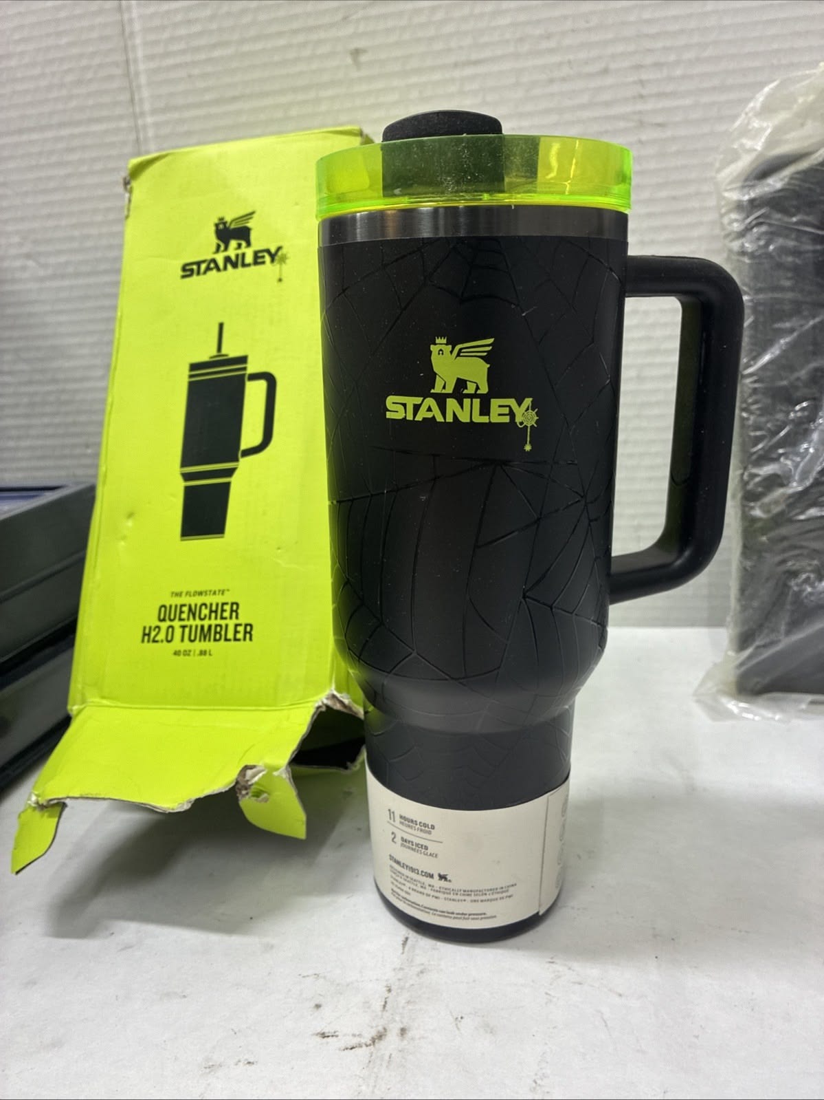 Stanley Halloween Web Glow H2.0 FlowState Tumbler 40 oz Limited Edition | New