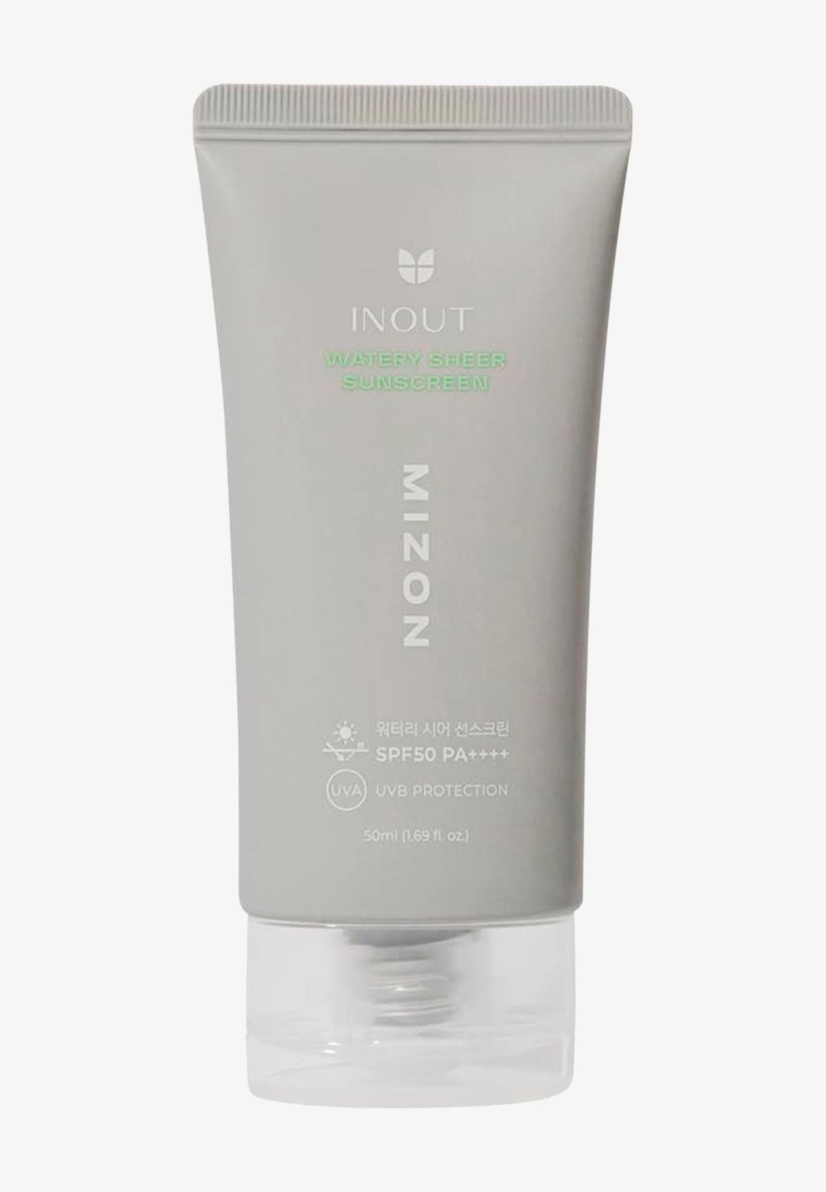 MIZON Inout Watery Sheer Sunscreen SPF 50+ PA++++ 4-Pack 50ml Each