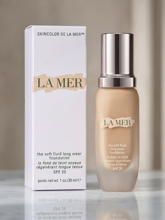La Mer The Soft Fluid Long Wear Foundation SPF 20 Ivory 01 1oz / 30ml Sealed