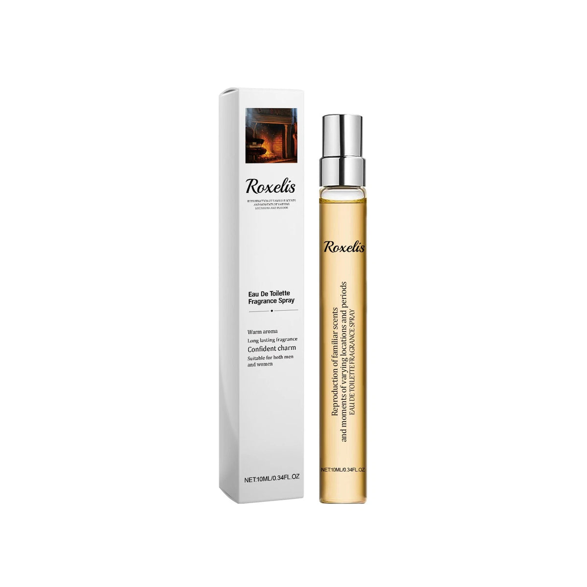 Unisex Eau de Toilette Fragrance Spray 10ml / 0.34 fl oz – Long Lasting Fresh Scent